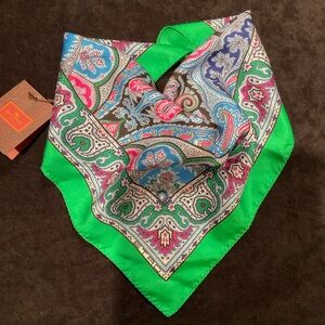 Etro paisley silk scarf